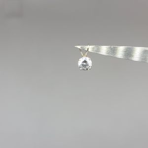 Sterling Silver CZ stone charm